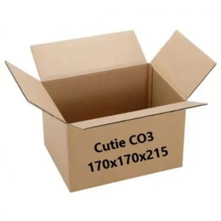 Cutie carton NATUR 170 x 170 x 215 mm – 25 BUC / SET