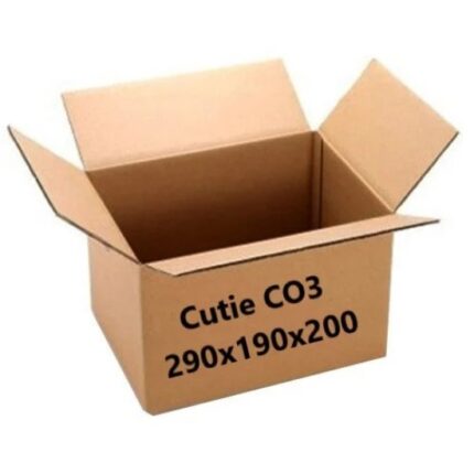 Cutie carton NATUR 290 x 190 x 200 mm – 25 BUC / SET