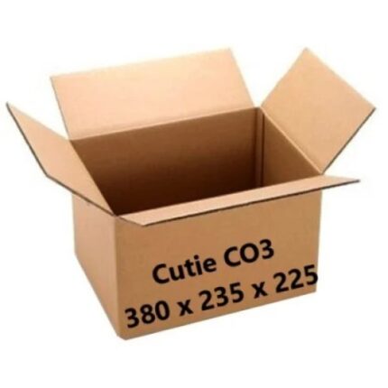 Cutie carton NATUR 380 x 235 x 225 mm - 25 BUC / SET