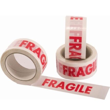 Banda adeziva inscriptionata "FRAGILE" 48mmx50m noisy